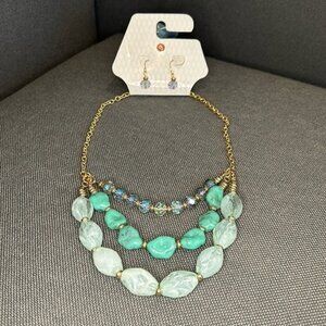 Dress Barn Necklace and Earring Set